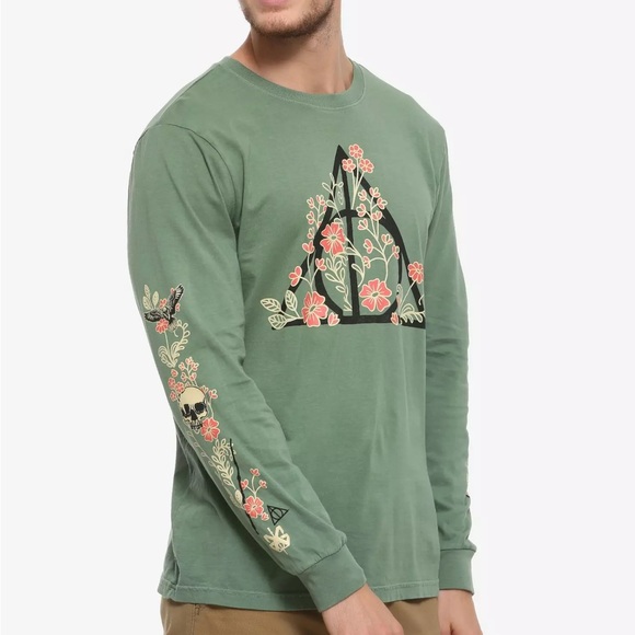 Hot Topic Other - Harry Potter Deathly Hallows Long Sleeve T-Shirt‎ - BoxLunch Exclusive